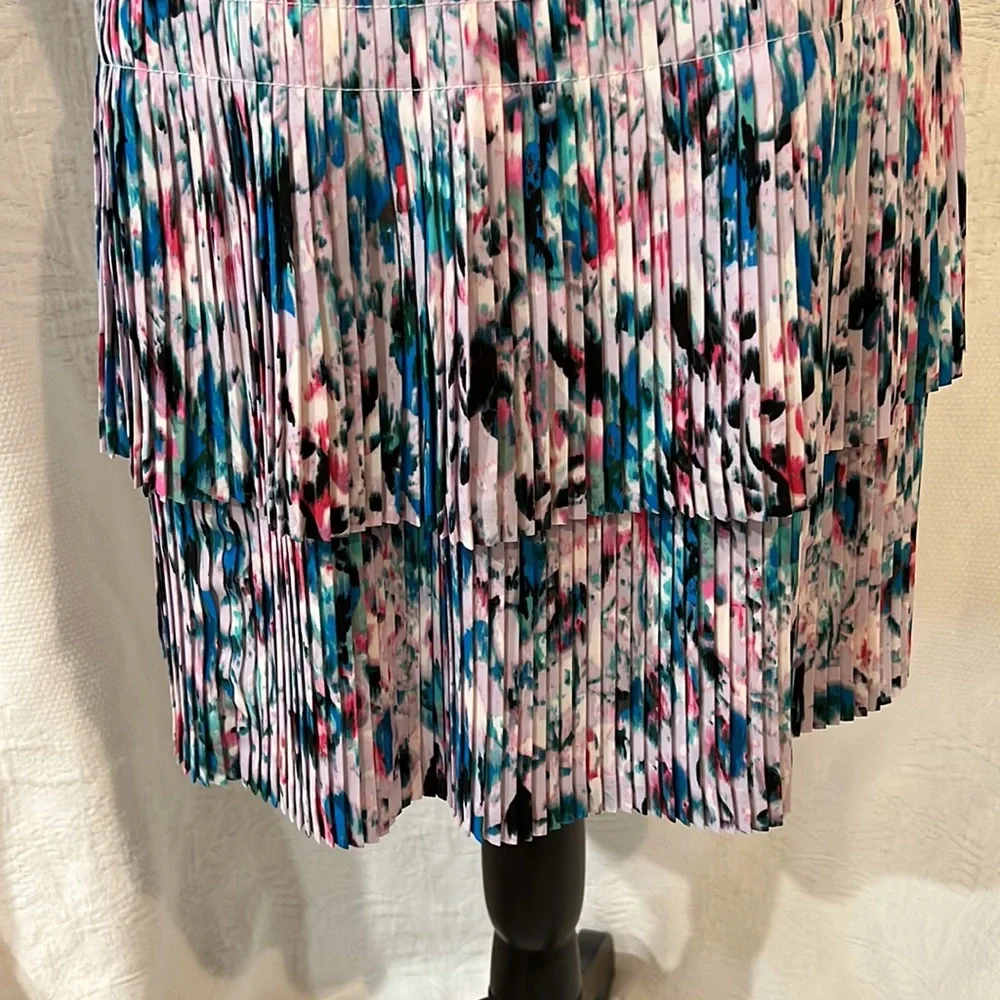 J Crew tiered pleated skirt, size‎ 2